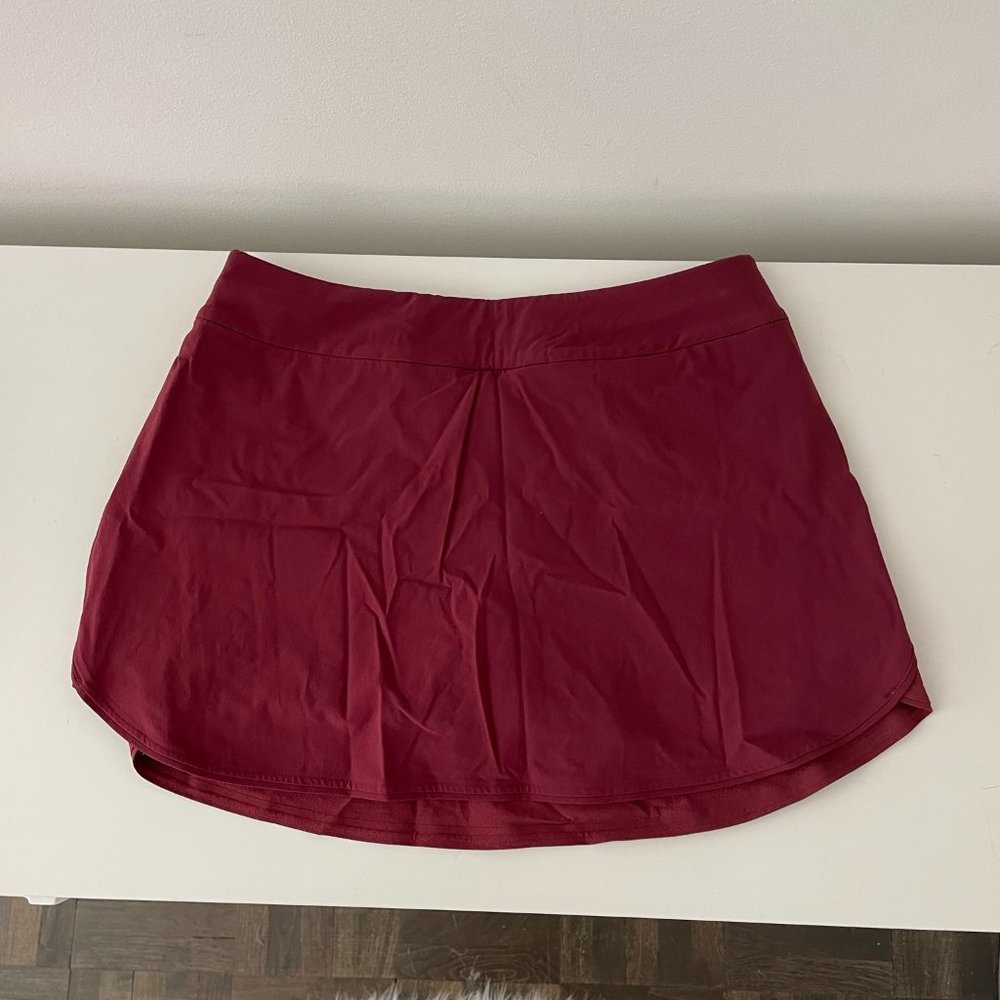 Outdoor Voices Small Maroon Tennis Skirt